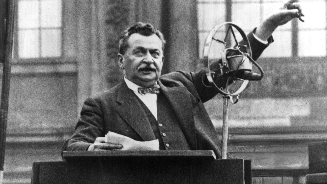 Der SPD-Vorsitzende Otto Wels kämpfte im Exil gegen die Hitler-Diktatur: "Die SPD bildet seit mehr als 150 Jahren ein stabiles Bollwerk gegen Rechts."