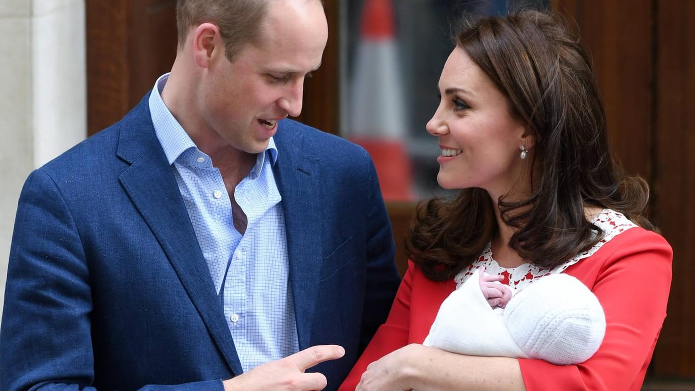 Prinz William und Herzogin Kate: Sie sind Ende April wieder Eltern geworden.