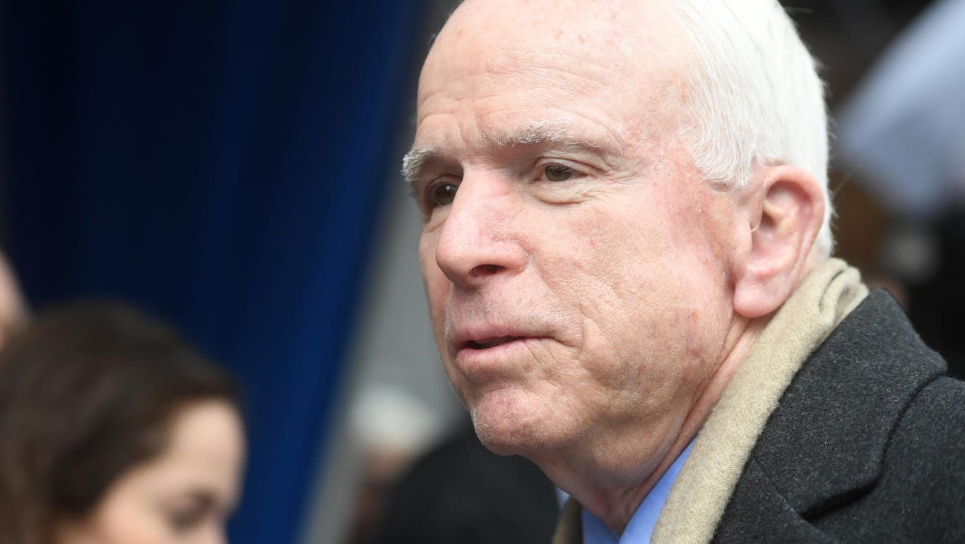 US-Senator John McCain: Der Republikaner und frühere US-Präsidentschaftskandidat leidet an einem Hirntumor.