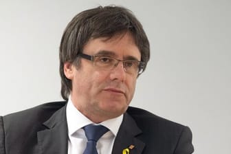 Der katalanische Separatistenchef Carles Puigdemont wurde am 25.