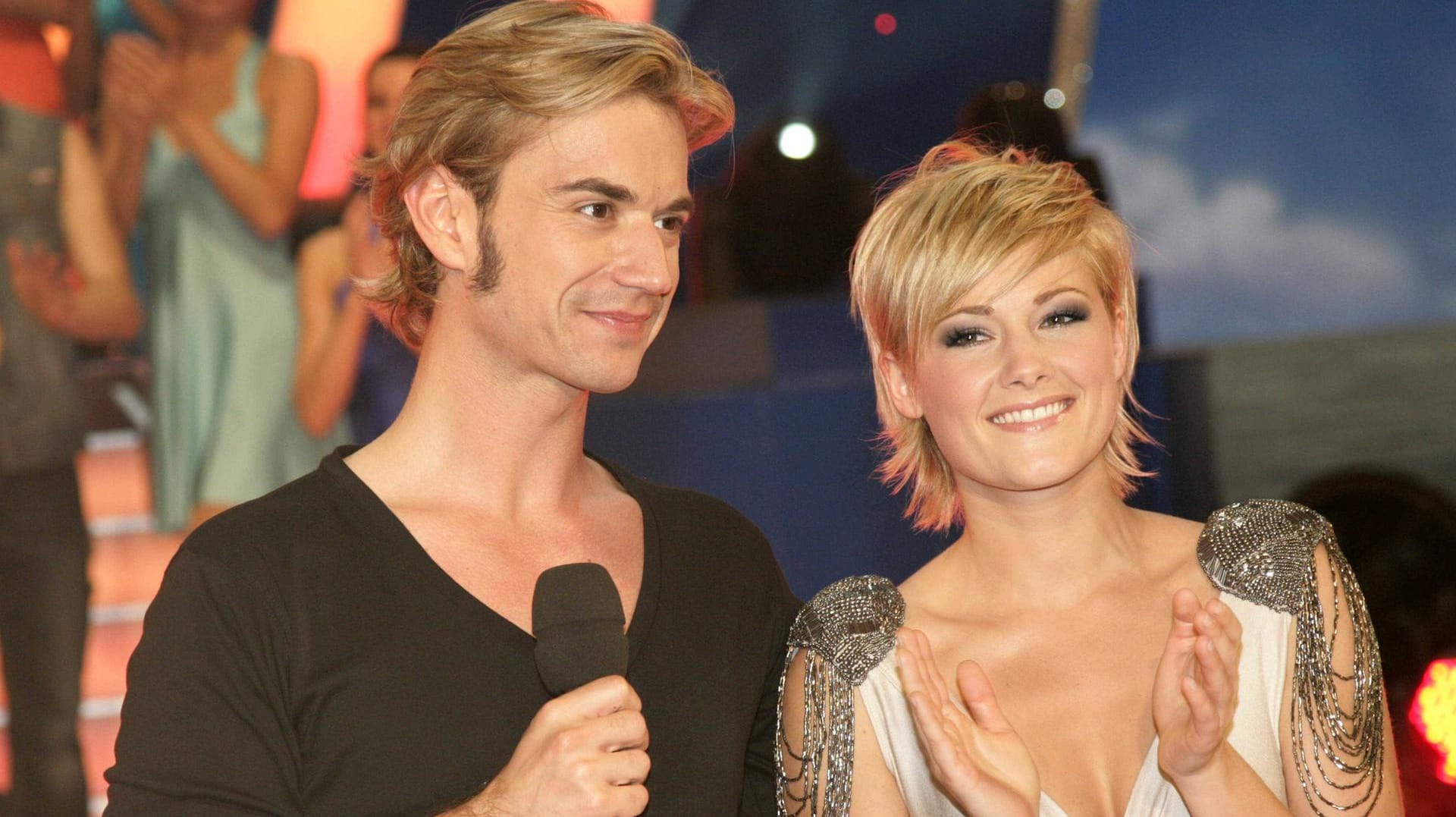 Juni 2010: Florian Silbereisen und seine Freundin Helene Fischer beim Sommerfest der Volksmusik in Magdeburg.