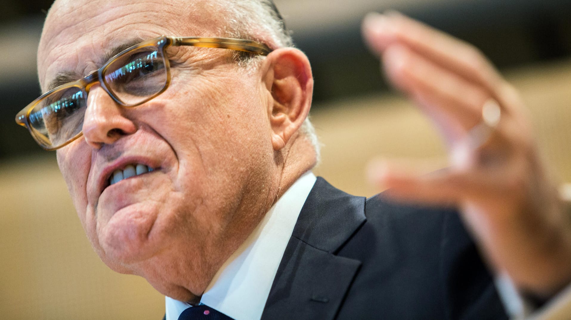 Trumps Rechtsberater Rudy Giuliani machte in einer Rede deutlich, dass Präsident Trump einen Umsturz im Iran befürwortet.