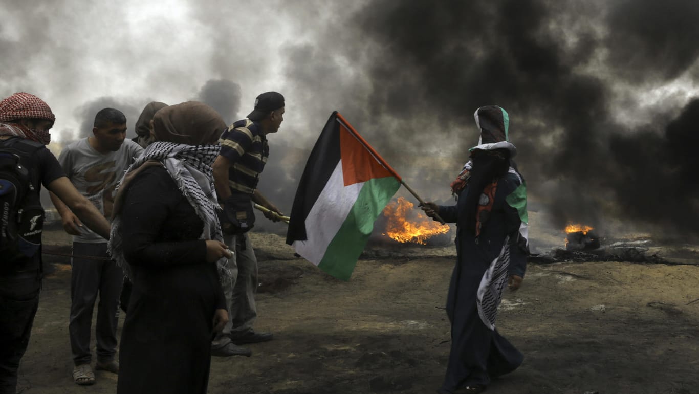 Proteste an der Grenze Israels zu Gaza (Archiv): Das israelische Militär tötete dort seit März 51 Palästinenser.