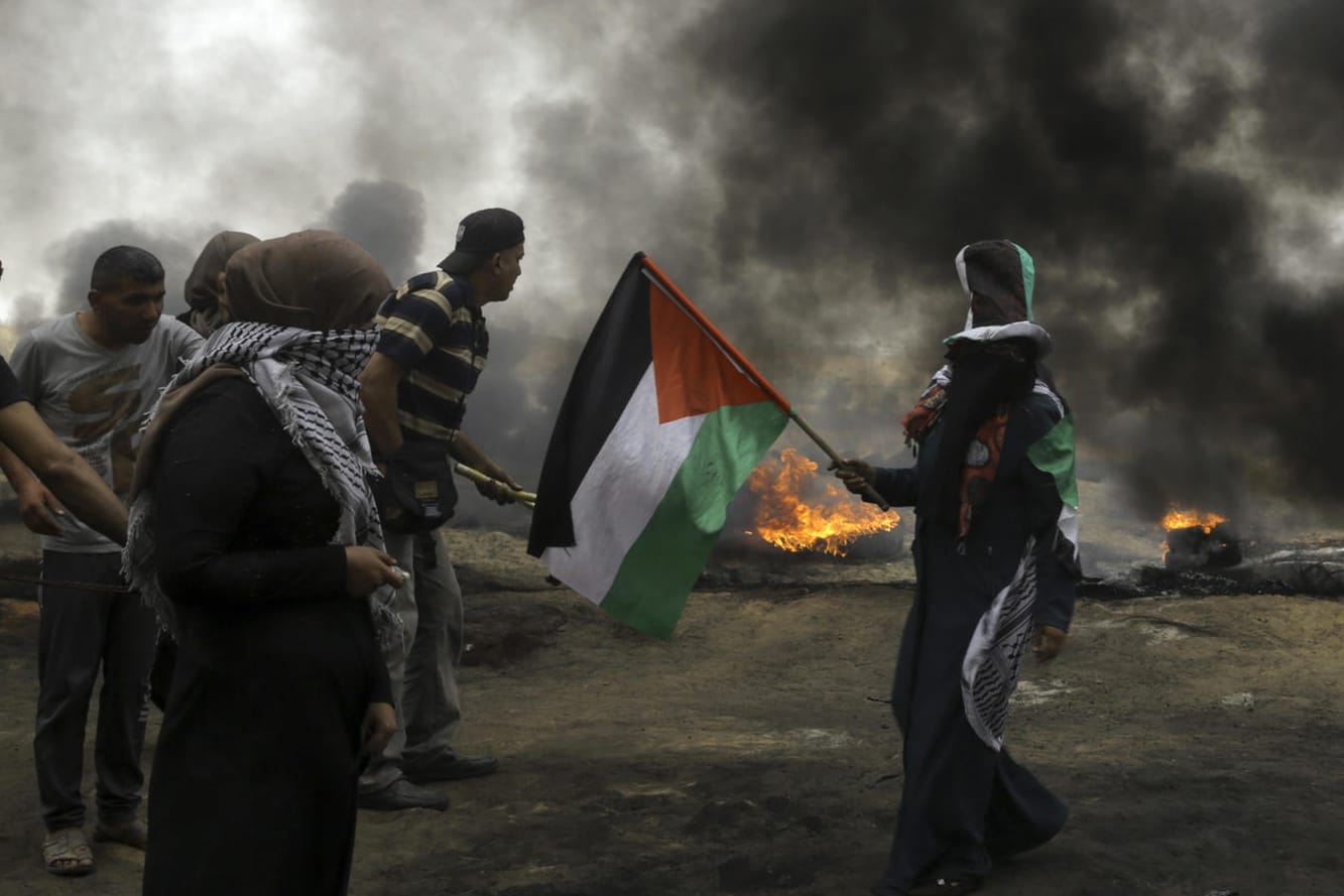 Proteste an der Grenze Israels zu Gaza (Archiv): Das israelische Militär tötete dort seit März 51 Palästinenser.