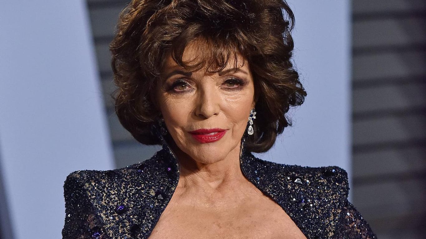 Grande Dame: Hollywoodstar Joan Collins ist mittlerweile 84 Jahre alt.