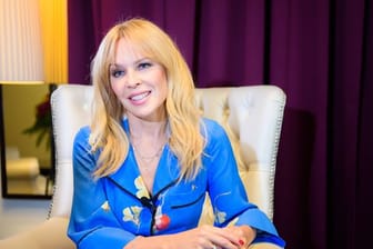 Kylie Minogue im April beim Interview in Berlin.