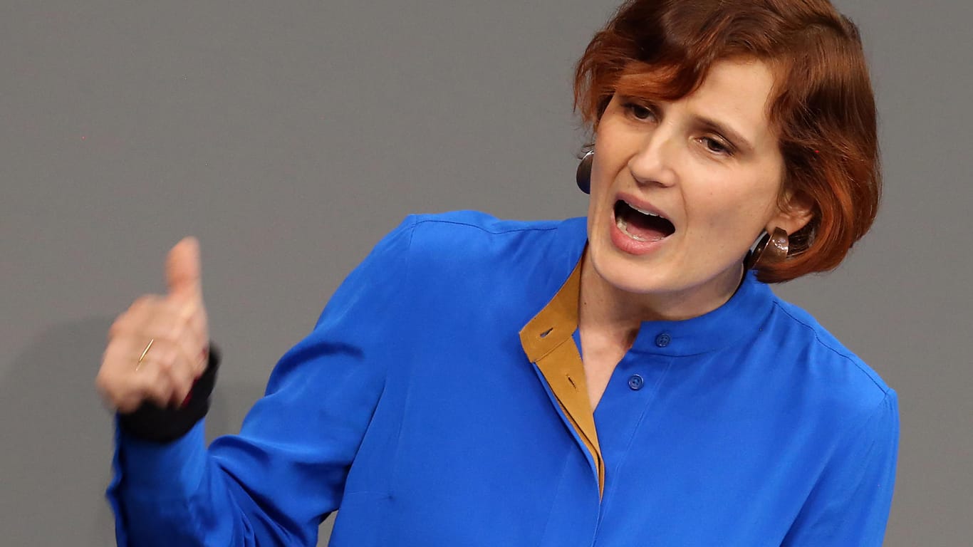Katja Kipping, Parteivorsitzende von Die Linke, nennt die geplanten Ankerzentren Sabotage gegen Integration.