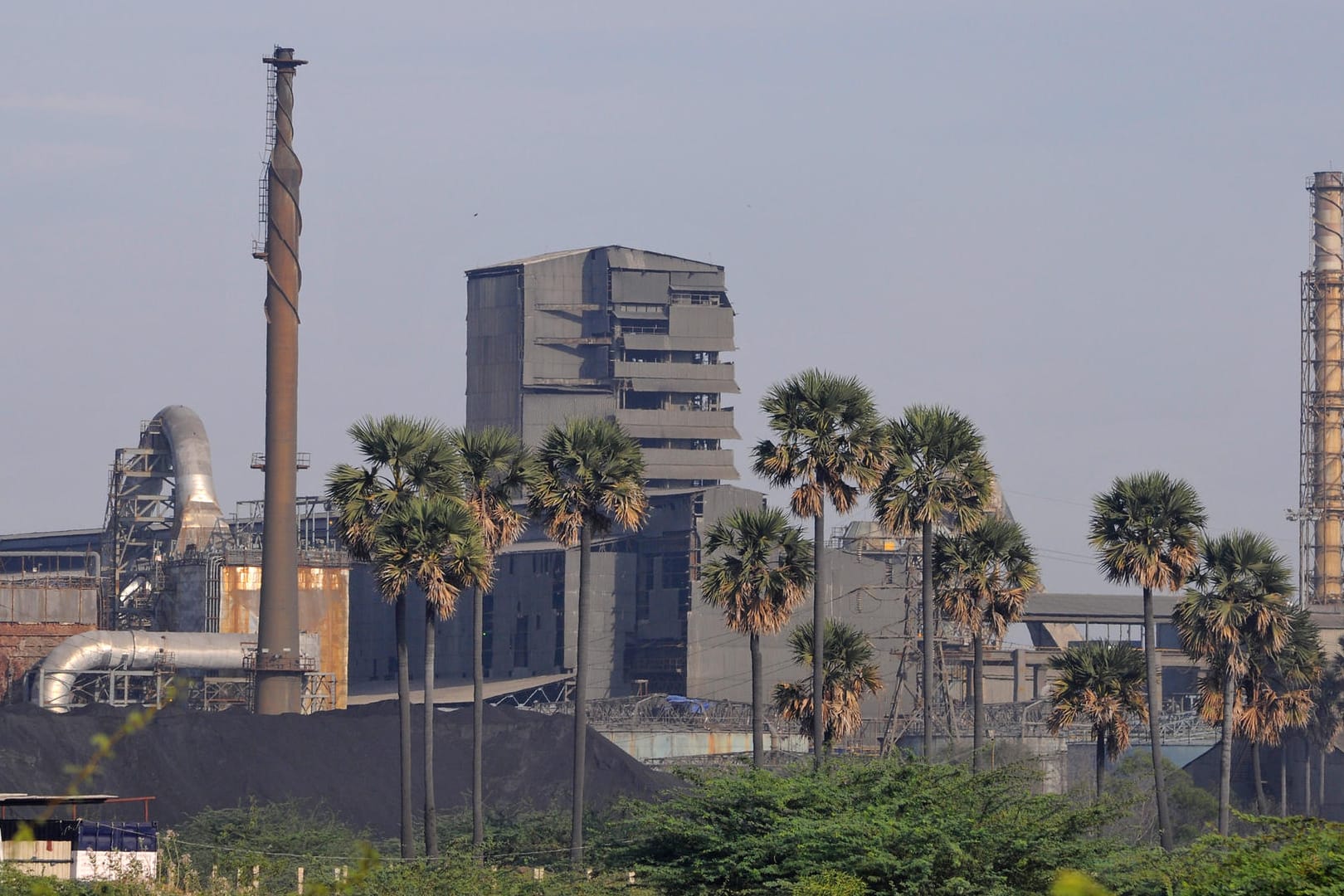 A general view shows Sterlite Industries Ltd's copper plant in Tuticorin