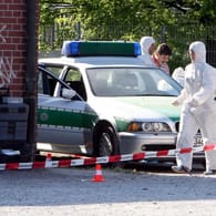 Spurensicherung am Tatort in Heilbronn: Der NSU-Aufklärer Clemens Binninger zweifelt an der Tatversion des Generalbundesanwalts.