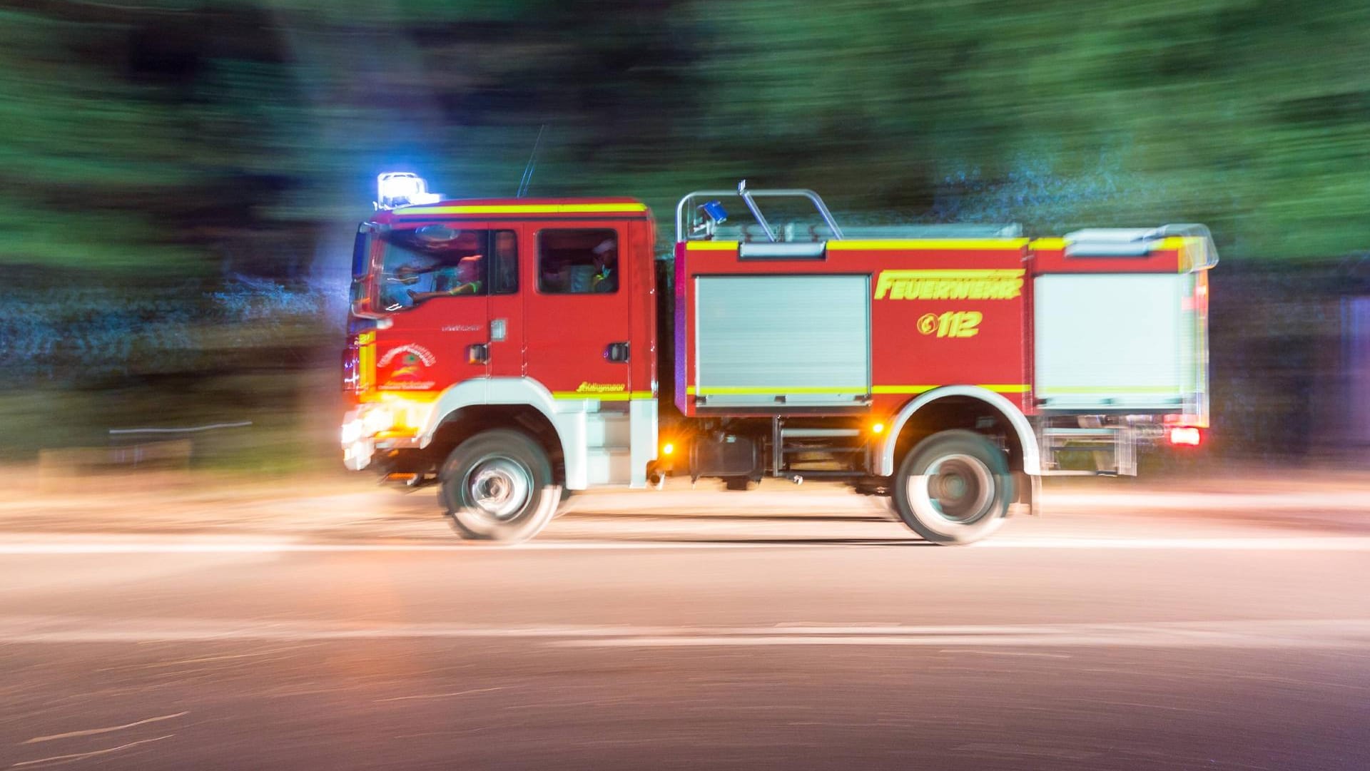 Feuerwehr-Auto im Einsatz: Am Warntag wird der Ernstfall geprobt.