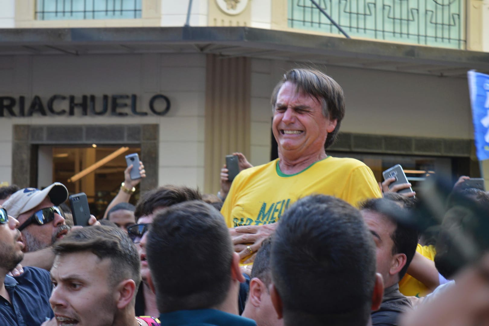 Messerattacke auf Präsidentschaftskandidaten in Brasilien: Bolsonaro wurde bei einem Messerangriff verletzt.