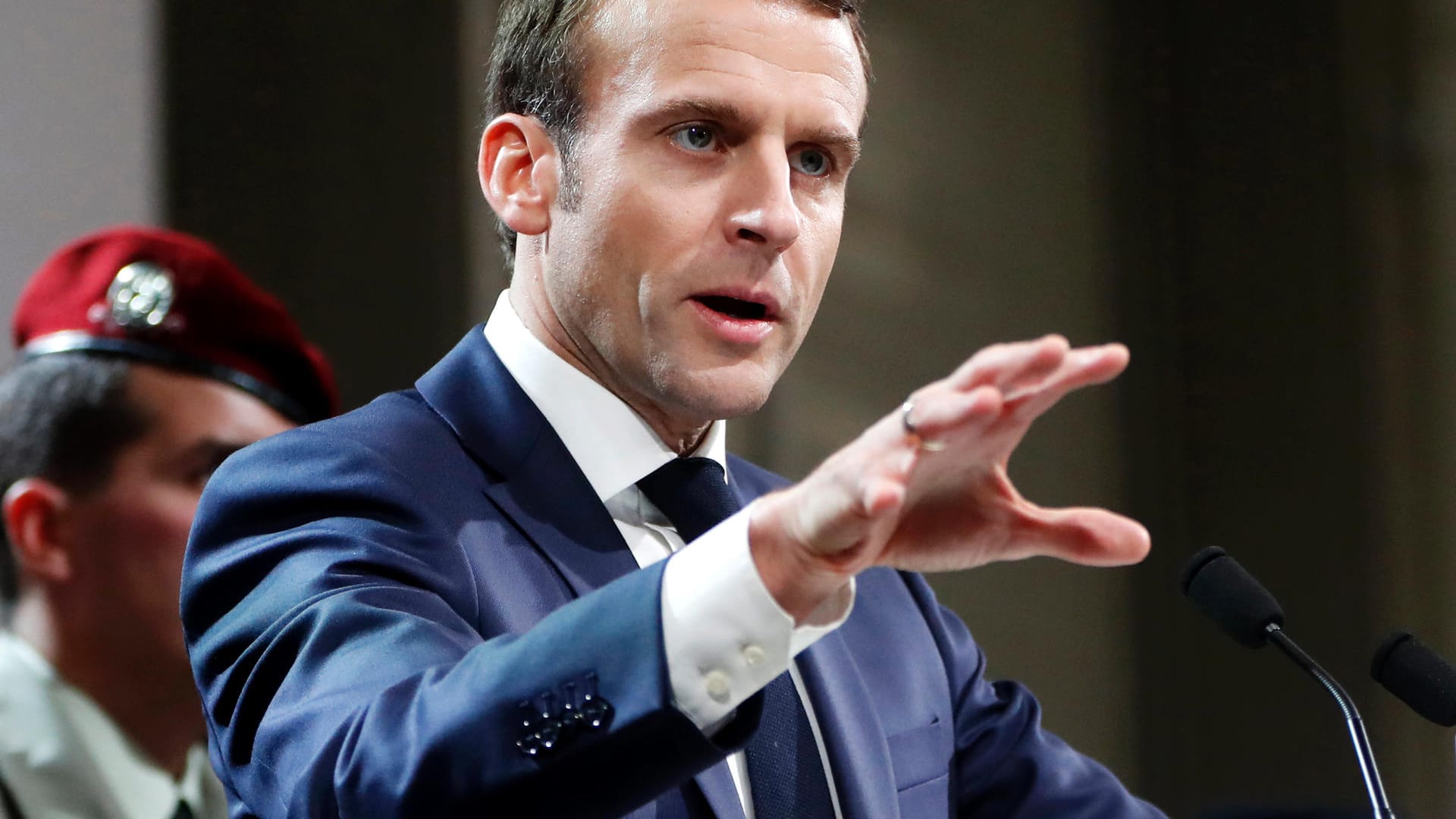 Emmanuel Macron: Der französische Präsident bleibt nach Italiens Vorwürfen gelassen.