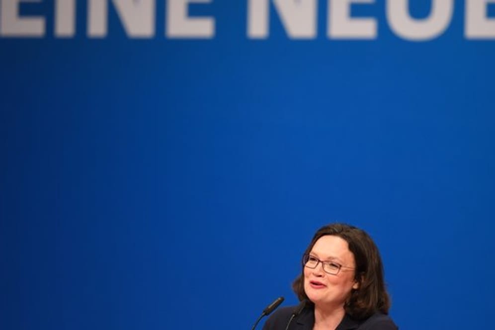 Parteichefin Andrea Nahles steht unter großem Druck, eine Trendwende herbeizuführen: Die SPD dümpelt bei 15 Prozent in Umfragen.