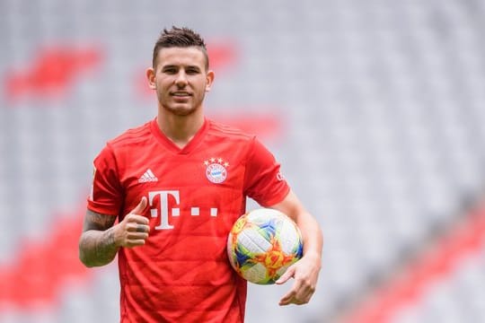 Sprach sogar schon ein paar Worte Deutsch: Lucas Hernández.