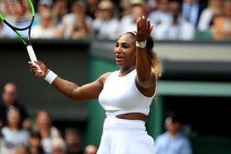 Verzweifelt: Serena Williams war im Wimbledon-Finale gegen Simona Halep chancenlos.