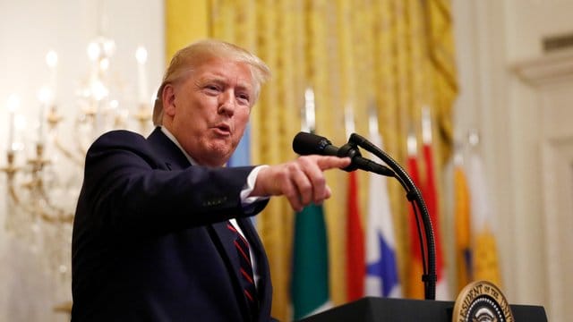 US-Präsident Donald Trump hält sich für unschuldig.