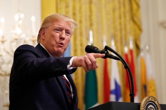US-Präsident Donald Trump hält sich für unschuldig.