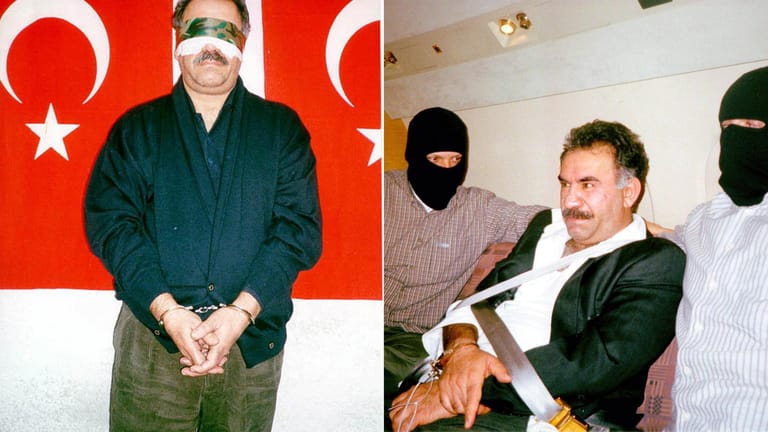 Öcalan wurde vom türkischen Geheimdienst in Kenia verhaftet und zurück in die Türkei gebracht.