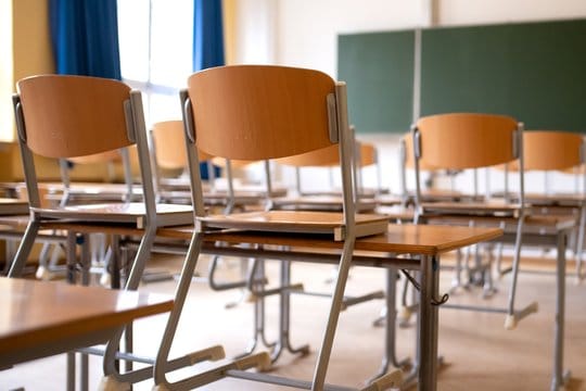 Leeres Klassenzimmer