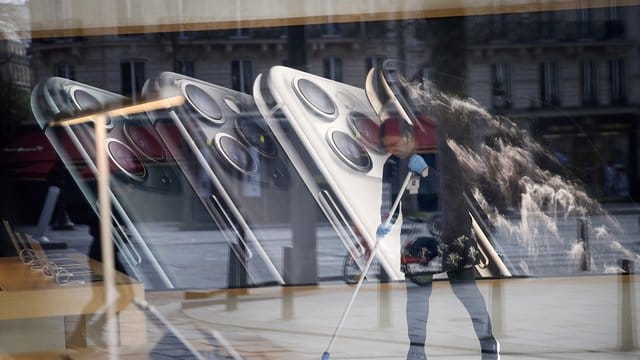 Apple droht eine Wettbewerbsstrafe in Milliardenhöhe in Frankreich. Apple droht eine Wettbewerbsstrafe in Milliardenhöhe in Frankreich.