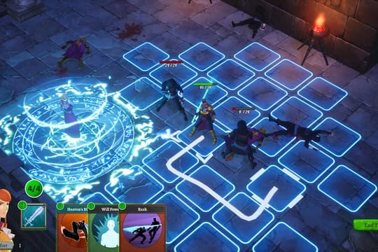 Die Kämpfe in "Grand Guilds" sind rundenbasiert.