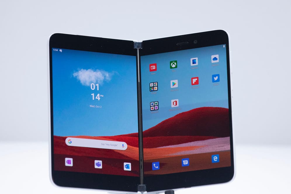 Das Surface Duo: Microsoft verkauft ab sofort sein neues Smartphone.