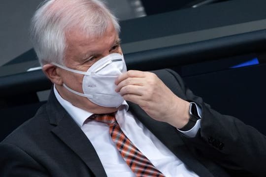 Horst Seehofer am Donnerstag im Deutschen Bundestag.