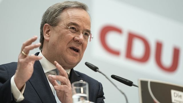 Armin Laschet gibt im Anschluss an die Sitzung des CDU-Präsidiums eine Pressekonferenz. Armin Laschet gibt im Anschluss an die Sitzung des CDU-Präsidiums eine Pressekonferenz.