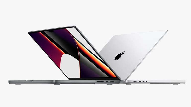 Apple stellt zwei neue MacBook Pros mit eigenem M1-Chip vor.