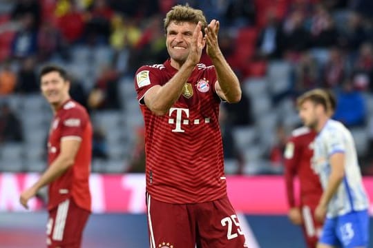 Eröffnete beim 5:0-Kantersieg gegen Hertha BSC den Torreigen: Bayerns Thomas Müller.