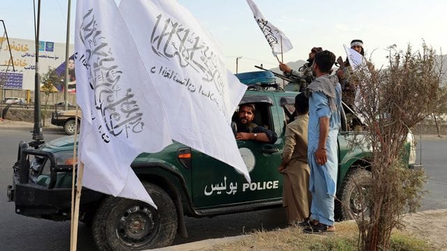 Kämpfer der Taliban in der afghanischen Hauptstadt Kabul. Kämpfer der Taliban in der afghanischen Hauptstadt Kabul.