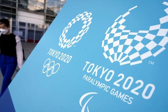 Das Logo der Olympischen und Paralympischen Spiele 2020 in Tokio.