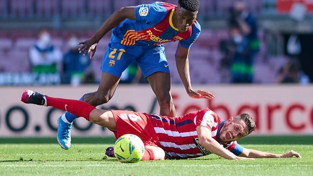 Kommt vom FC Barcelona nach Leipzig: Ilaix Moriba (oben). Kommt vom FC Barcelona nach Leipzig: Ilaix Moriba (oben).