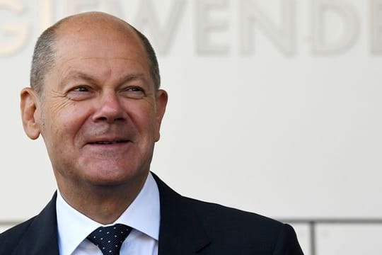 SPD-Kanzlerkandidat Olaf Scholz hat aktuell gut Lachen.