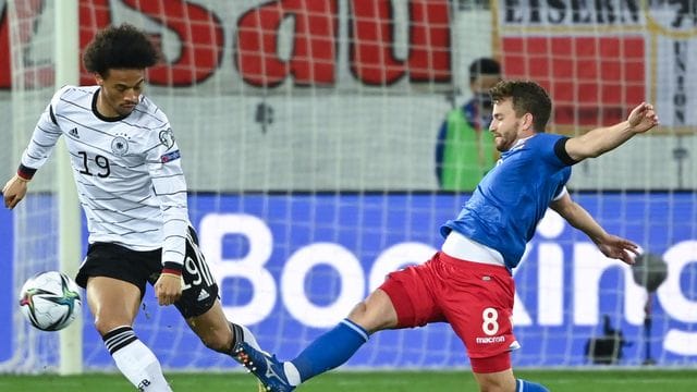 Zeigte eine ansprechende Partie gegen Liechtenstein: Leroy Sané (l).