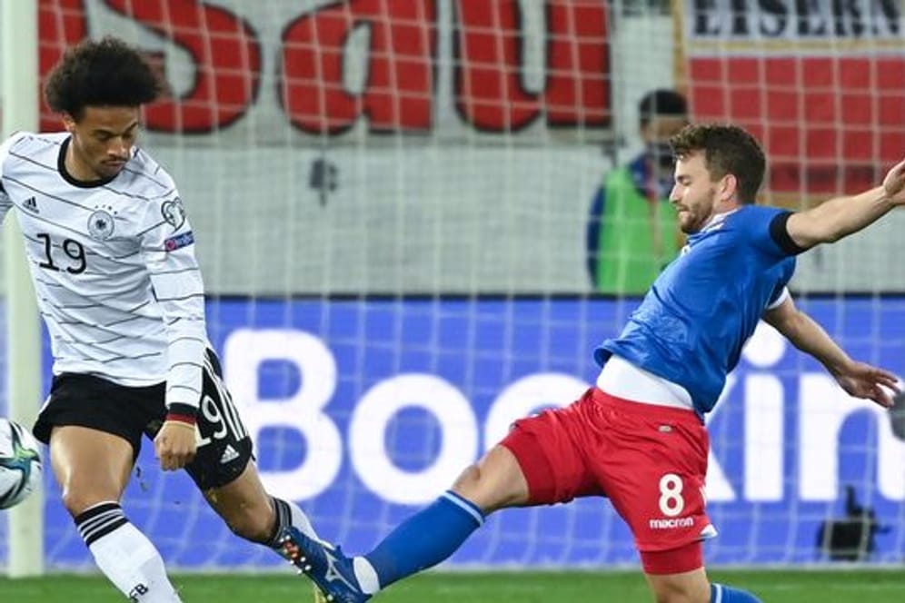 Zeigte eine ansprechende Partie gegen Liechtenstein: Leroy Sané (l).