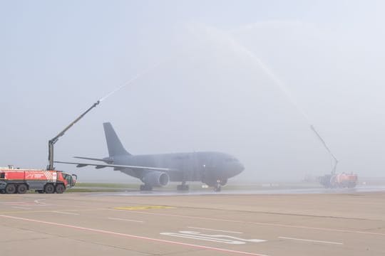 Letzte Landung für den Airbus A310 in Hannover.