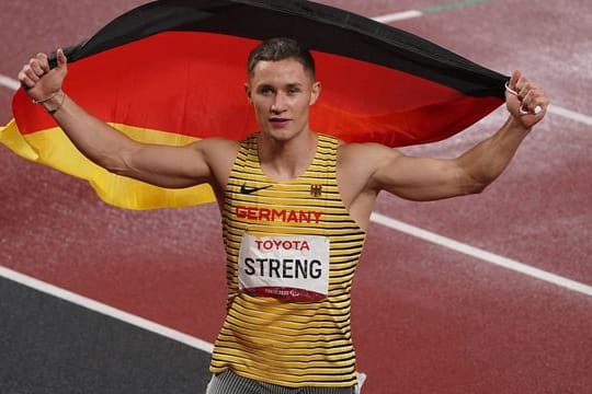 Lief über 200 Meter zu Silber: Felix Streng.