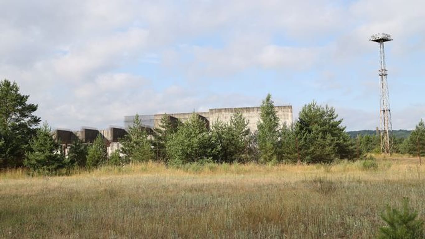 Die Bauruine von Polens einzigem Atomkraftwerk.