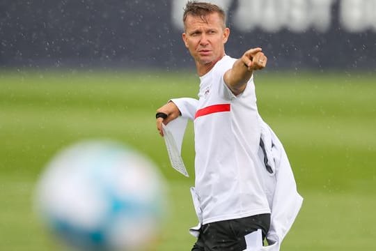 Hat aktuell nur ein Rumpfteam auf dem Trainingsplatz: RB-Coach Jesse Marsch.