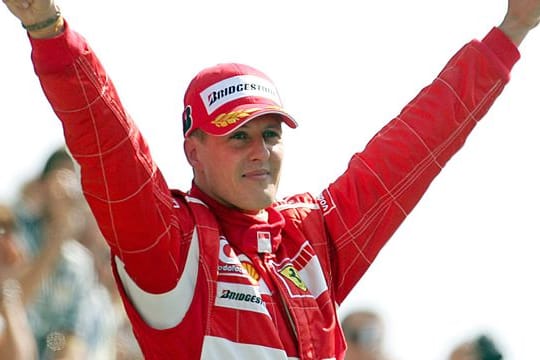 Siegte fünfmal mit Ferrari in Monza: Michael Schumacher.