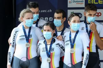 EM-Silber für das Team Deutschland.