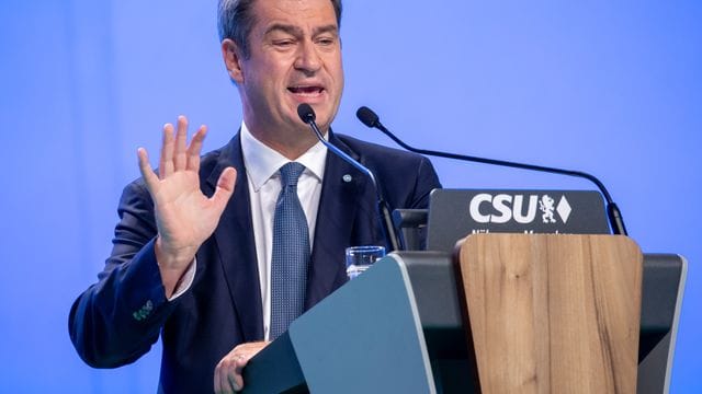 Markus Söder bleibt Parteivorsitzender der CSU.