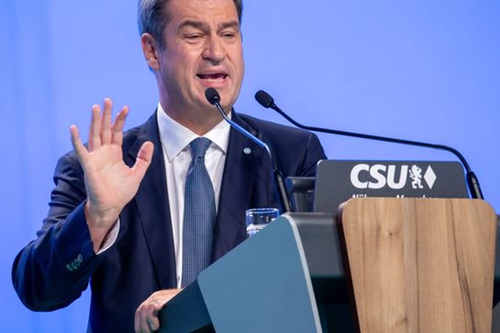Markus Söder bleibt Parteivorsitzender der CSU.