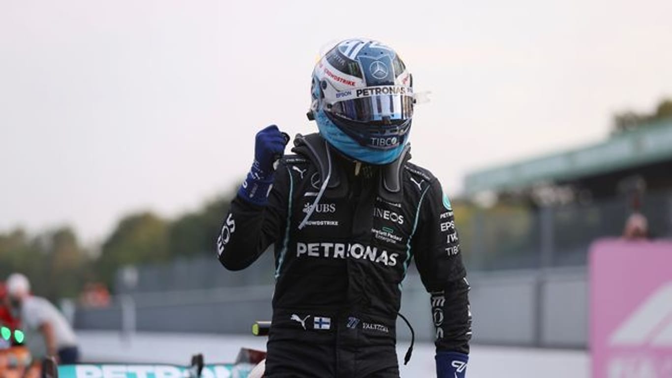 Startet von Platz eins in den Monza-Sprint: Mercedes-Pilot Valtteri Bottas.