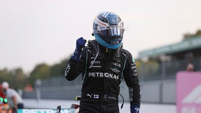 Startet von Platz eins in den Monza-Sprint: Mercedes-Pilot Valtteri Bottas.