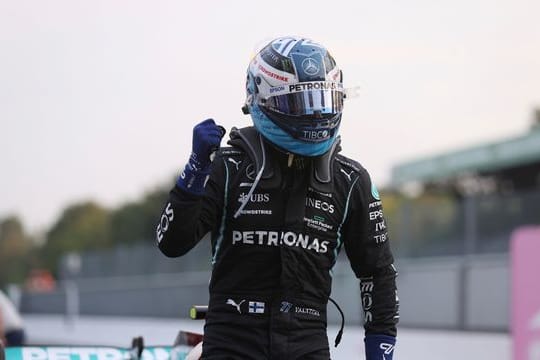 Startet von Platz eins in den Monza-Sprint: Mercedes-Pilot Valtteri Bottas.