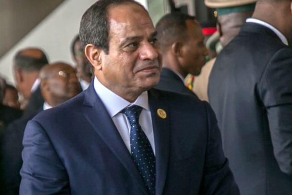 Der ägyptische Präsident Abdel Fattah al-Sisi bei einem Gipfeltreffen der Afrikanischen Union im Jahr 2017.