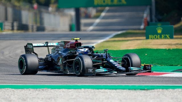 Hat die Sprintqualifikation in Monza gewonnen, startet aber nicht von der Pole: Mercedes-Pilot Valtteri Bottas.