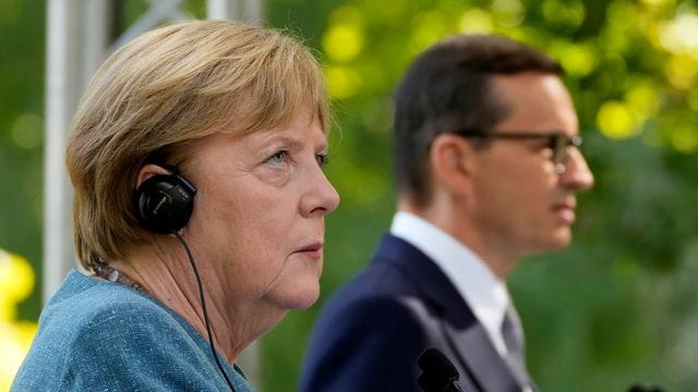 Bundeskanzlerin Angela Merkel und Polens Ministerpräsident Mateusz Morawiecki sprachen unter anderem über die Beziehungen zu Belarus, die Zukunft der EU und die bilateralen Beziehungen.